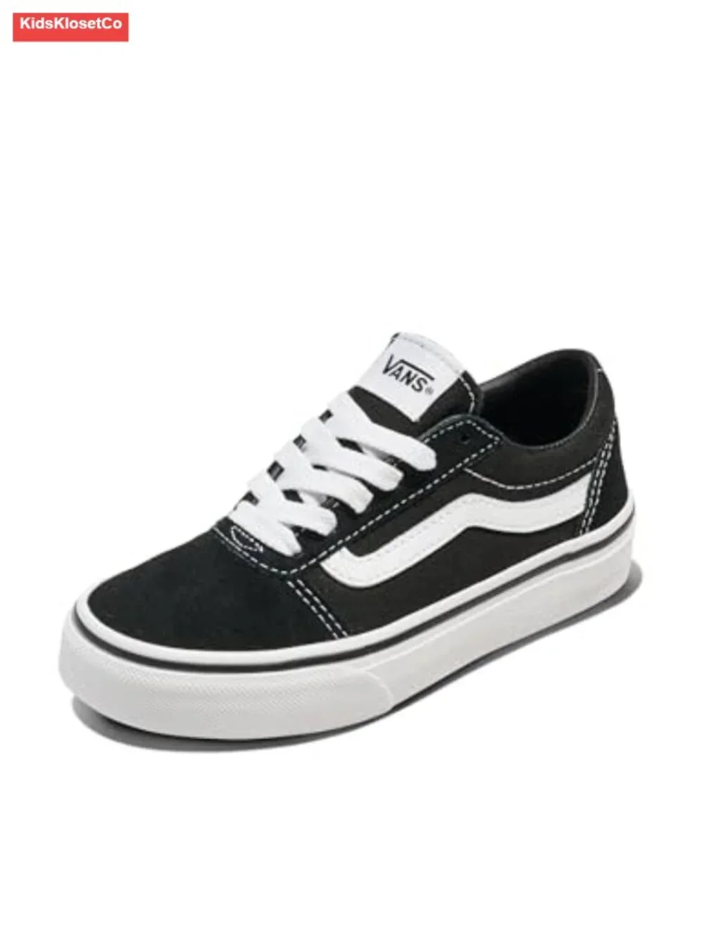 Lace-Up Sneaker with Sidestripe and Waffle Outsole